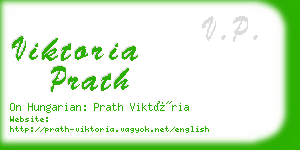 viktoria prath business card